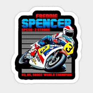 Freddie Spencer Champion 80s Retro Sticker